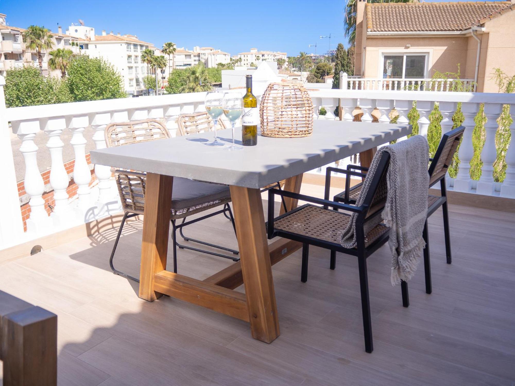 Casa Naru Albir, Duplex Appartement Met Ruim Terras En Buitenkeuken El Albir Екстериор снимка